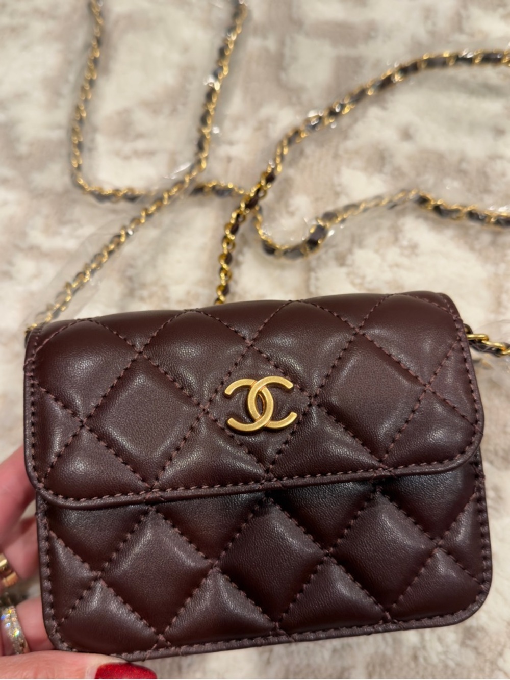 Chanel Makeup Bag Burgundy Mini (5”x4”) - Picture 4 of 4